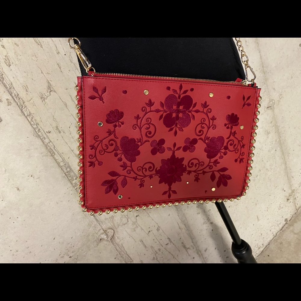 Crossbody Polyurethane Embroidered Crossbody. - image 2